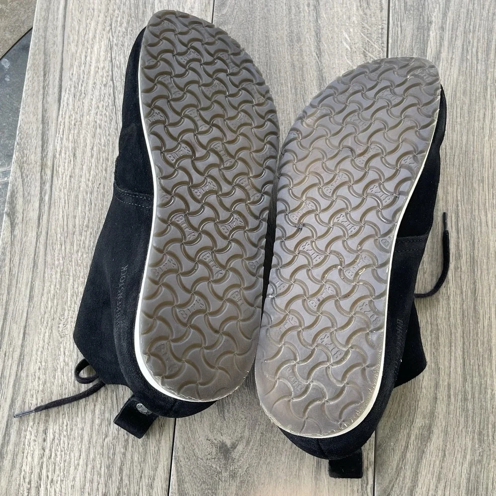 Birkenstock‎ Boots Men EU 46 / US 13 Black Dundee Suede Leather Chukka Lace Up